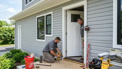 Professional door installation by vinyl siding experts in Orlando, FL homes