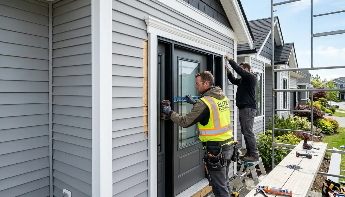 Professional door installation by vinyl siding experts in Orlando, FL homes