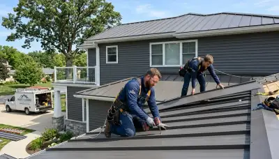 Metal roofing installation on Orlando FL home by Next Level Exteriors roofing contractors