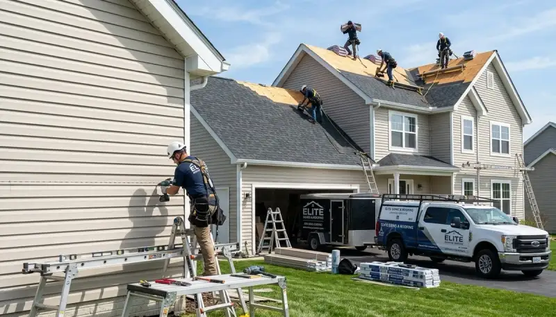 Vinyl siding and roof replacement in Orlando FL by Next Level Exteriors experts