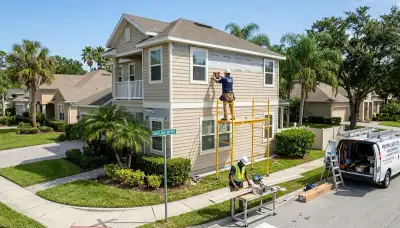 Professional vinyl siding installation for homes in Orlando, FL by sidingorlandofl.com experts