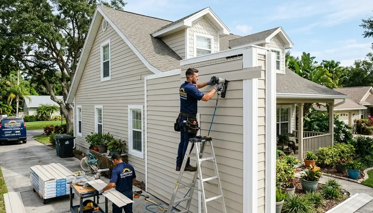 Professional vinyl siding installation by trusted contractors in Orlando, FL