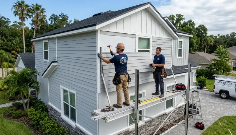 Professional vinyl siding installation by experts in Orlando FL homes