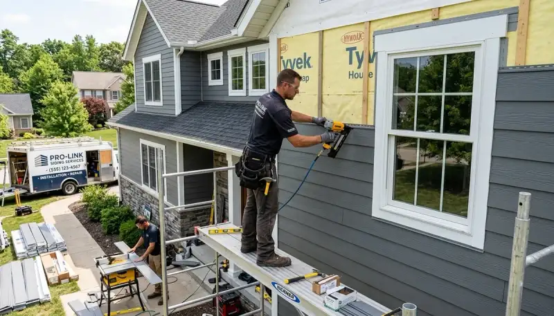 Vinyl siding installation on Orlando FL home by Next Level Exteriors siding specialists