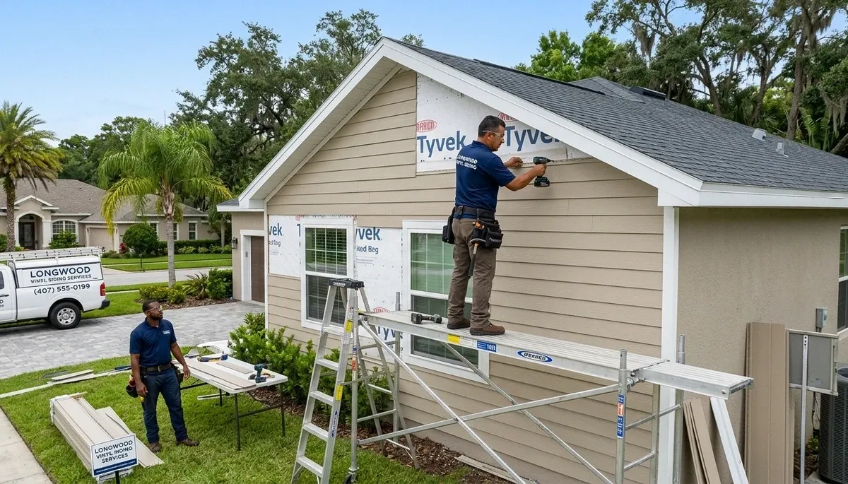 Professional vinyl siding installation service in Orlando FL homes by local siding experts