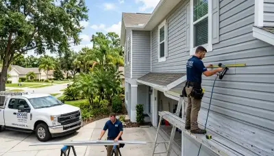 Vinyl siding installation by professional contractors in Orlando FL homes