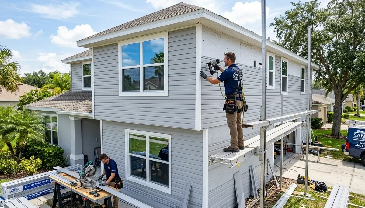 Professional vinyl siding installation and exterior renovation in Orlando FL homes