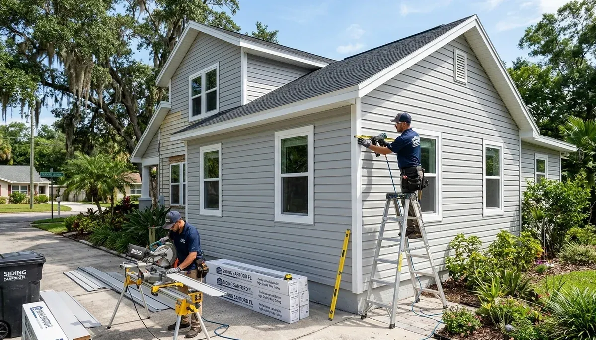 Professional vinyl siding installation in Orlando FL by local siding experts