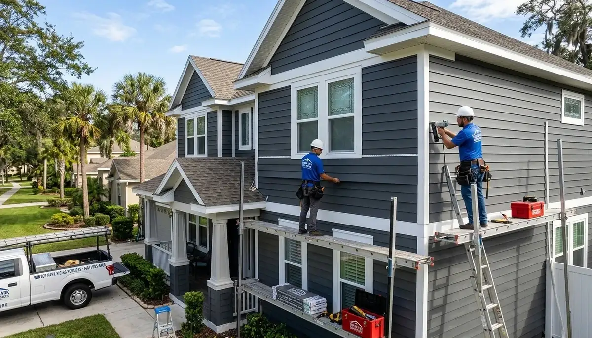 Professional vinyl siding installation and repair service in Orlando, FL homes