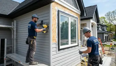 Professional window installation with vinyl siding in Orlando, FL by Next Level Exteriors
