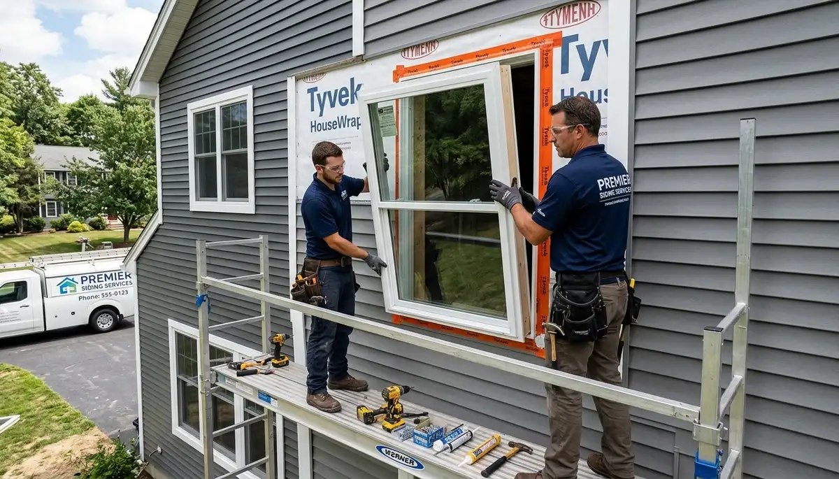 Vinyl siding and window installation in Orlando FL by Next Level Exteriors professionals